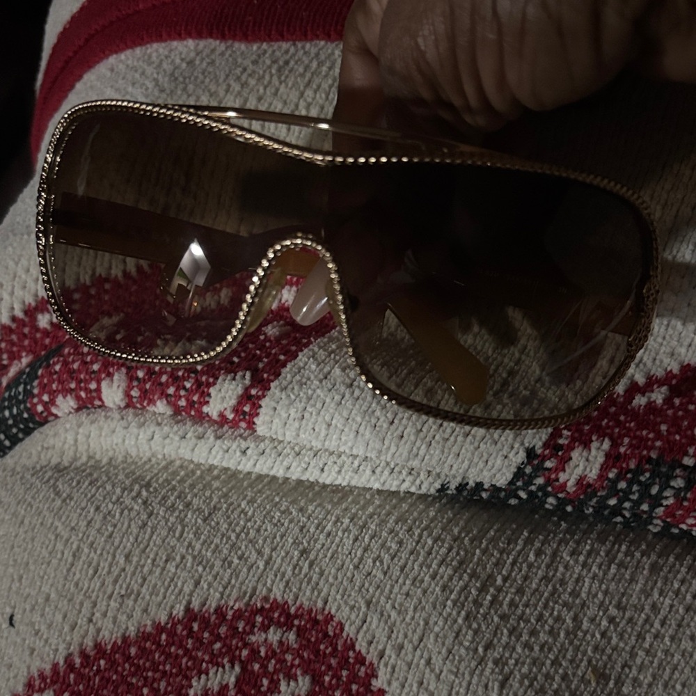 Prada Gold Sunglasses